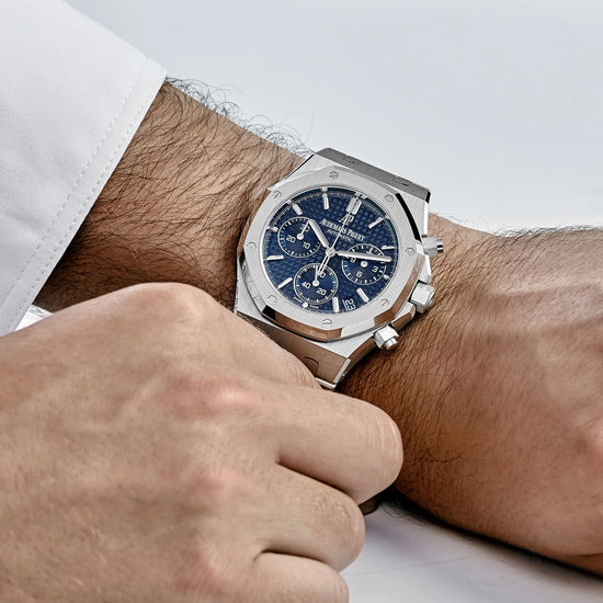 Royal Oak Chronograph White Gold Blue Dial Limited Edition of 222 image 1