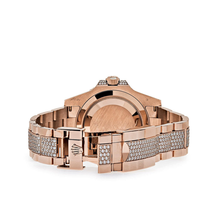 GMT-Master II Rose Gold Sapphire and Ruby Diamond Pave image 3