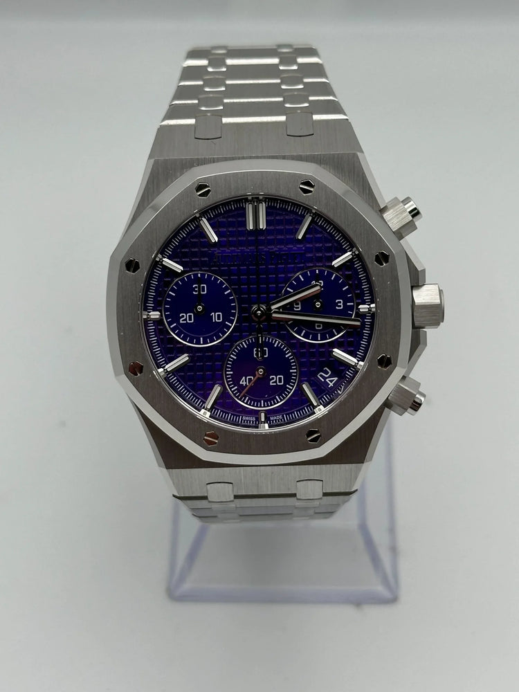 Royal Oak Chronograph “Domaine de Murtoli” White Gold Purple Dial image 4