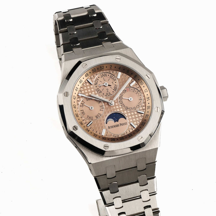 Royal Oak Perpetual Calendar Titanium Salmon Dial Limited Edition image 11
