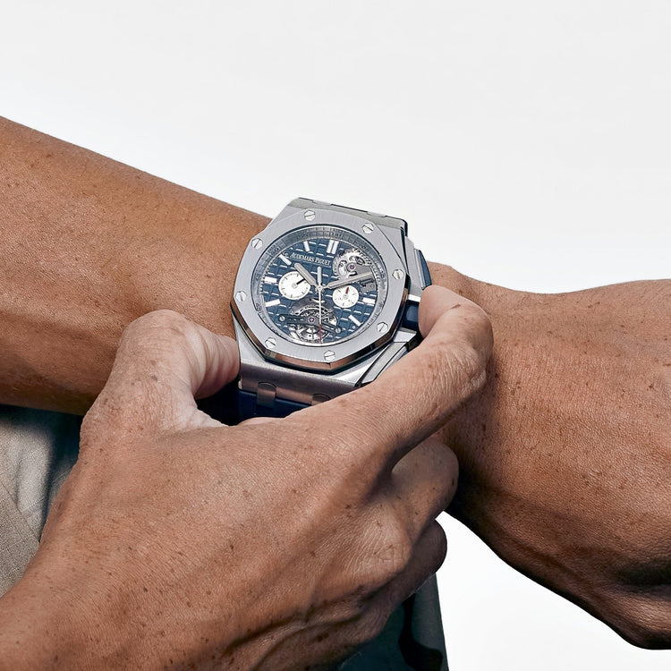 Royal Oak Offshore Tourbillon Chronograph Steel Blue Dial Limited Edition (2017) image 10