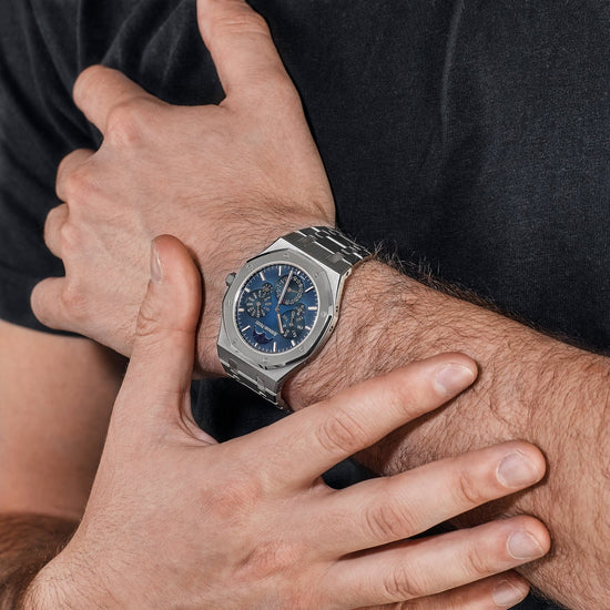 Royal Oak Perpetual Calendar RD2 Ultra-Thin Platinum & Titanium Blue Dial (2022) image 1