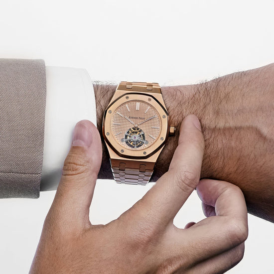 Royal Oak Tourbillon Extra-Thin Rose Gold Pink Dial Limited Edition (25 pcs) image 1