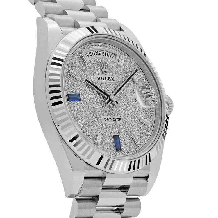 Day-Date Platinum Pavé Diamond Dial (2023) image 8