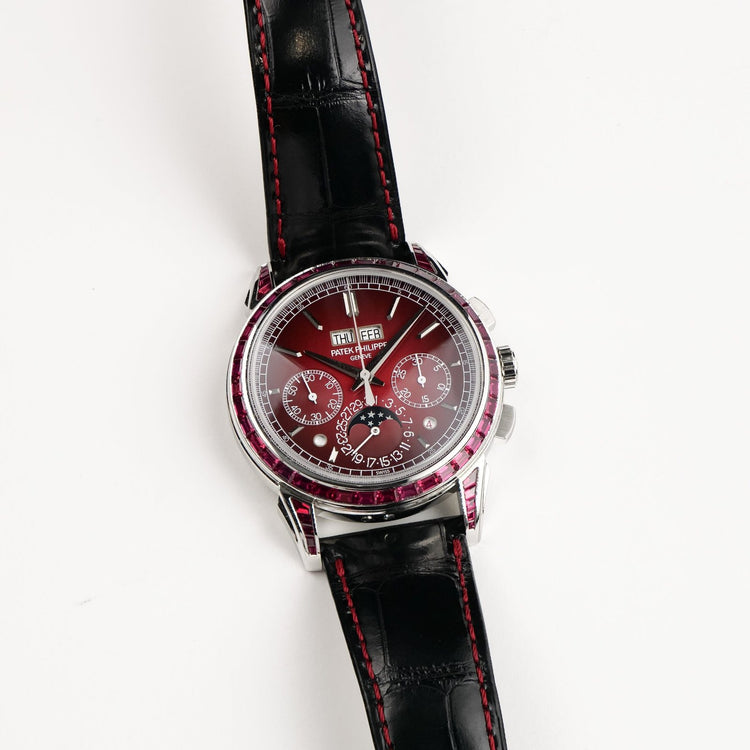Grand Complications Perpetual Calendar Chronograph Platinum Baguette Rubies image 1