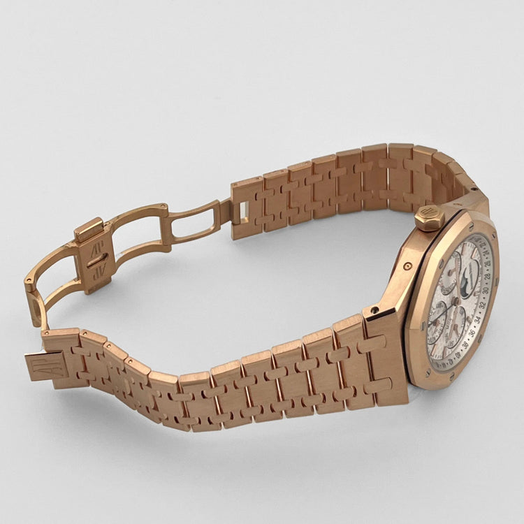 Royal Oak Perpetual Calendar Rose Gold Silver Dial (2021) image 8