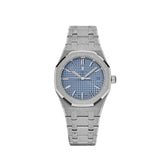Royal Oak Ladies Selfwinding Frosted White Gold Blue Dial image 0