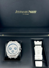 Royal Oak Offshore Chronograph White Gold Diamond Case & Bezel image 5