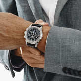 Grand Complications Perpetual Calendar Platinum Black Dial Baguette Bezel image 8