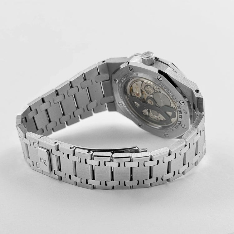 Royal Oak Perpetual Calendar Steel & Platinum Black Dial image 2