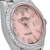 Day-Date Platinum Pink Opal Diamond Roman Numerals Dial Diamond Bezel image 5
