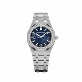 Royal Oak White Gold Diamond Bezel Smoked Blue Dial (2024) image 0