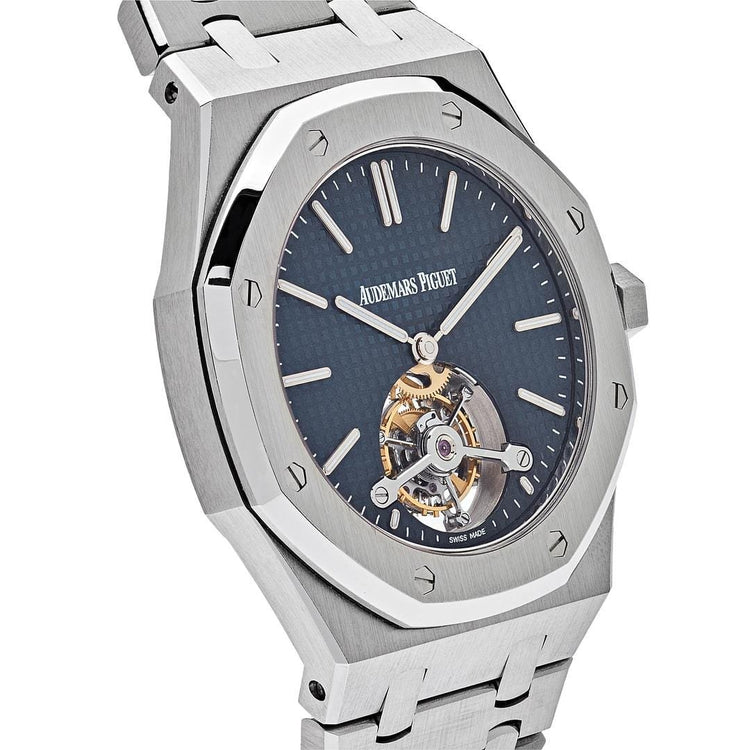 Royal Oak Tourbillon Extra-Thin Steel Blue Dial image 3