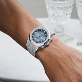 Royal Oak Chronograph Frosted White Gold Blue Dial image 5