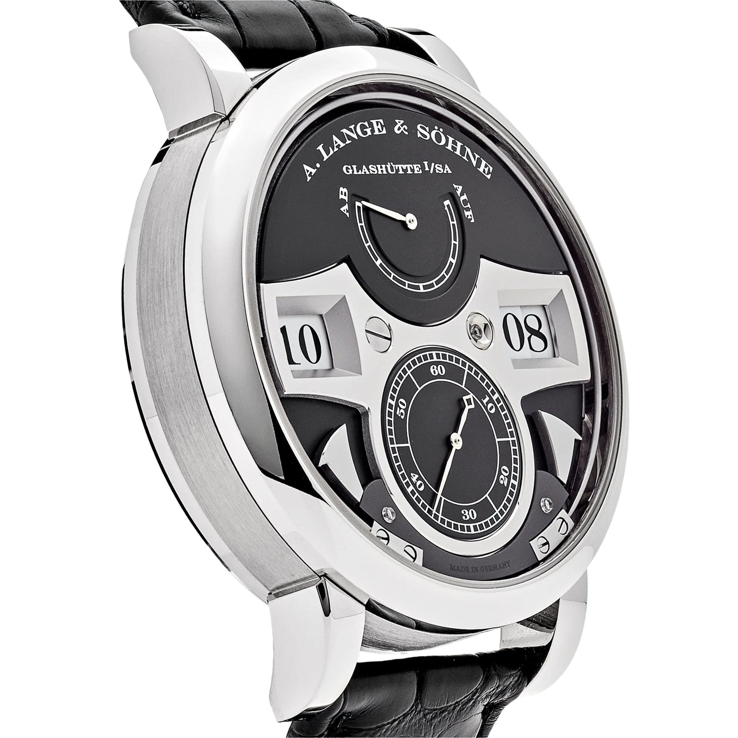 Zeitwerk Striking Time White Gold Black Dial image 2