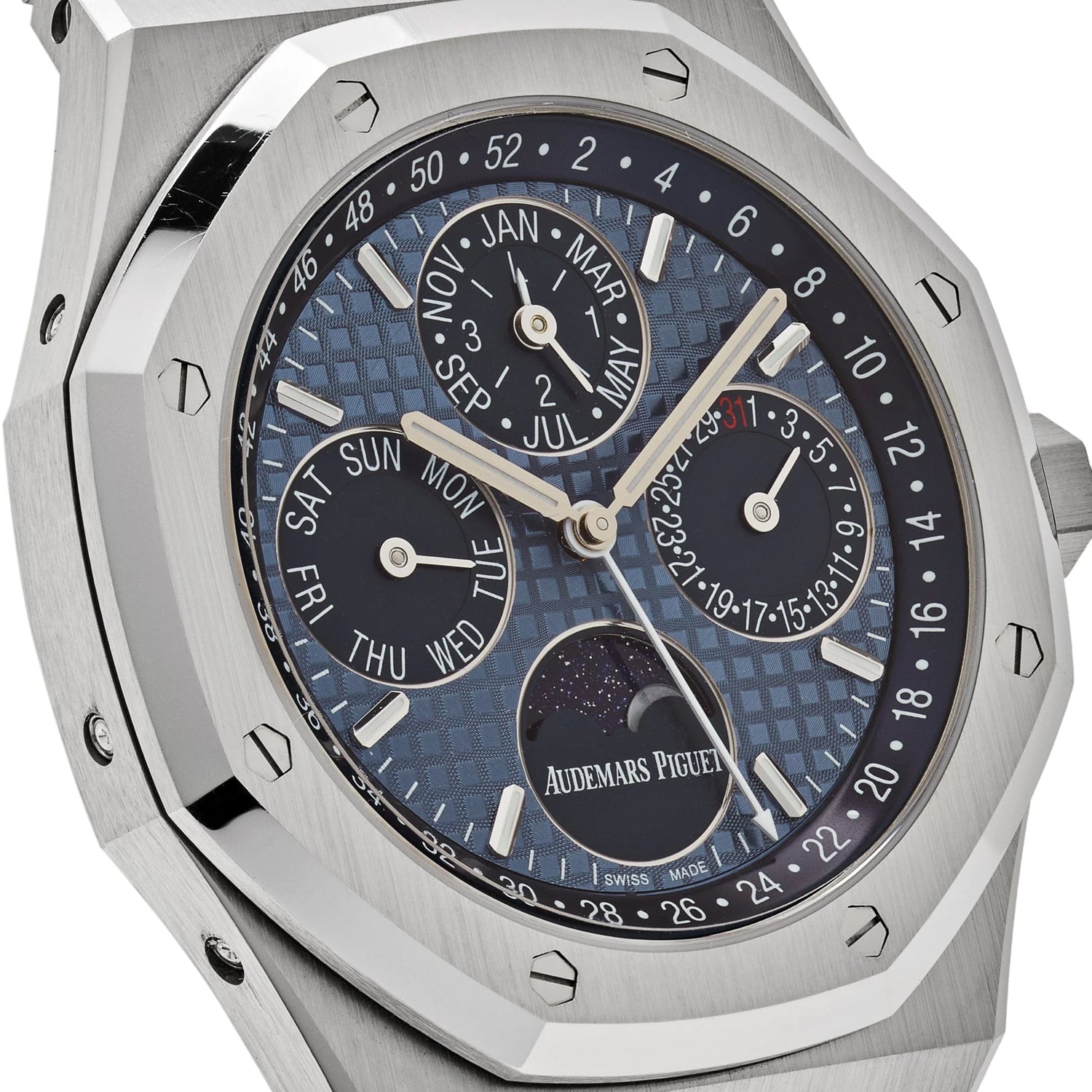 Royal Oak Perpetual Calendar Stainless Steel Ice Blue Dial image 8