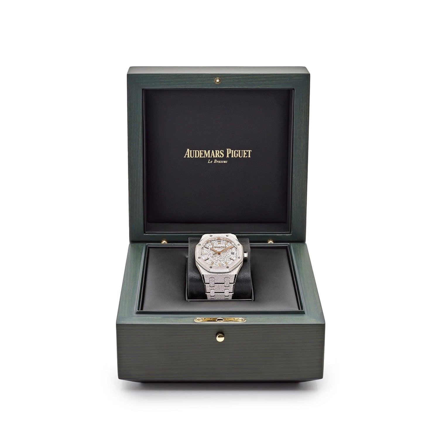 Royal Oak Frosted White Gold Crystal Sand Dial (2025) image 6
