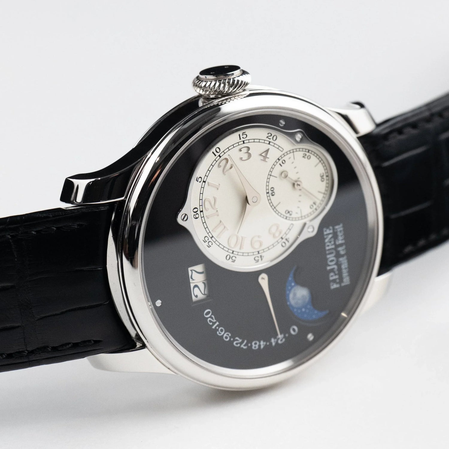 Octa Lune Ref. LN Black Label Platinum Black Dial image 6