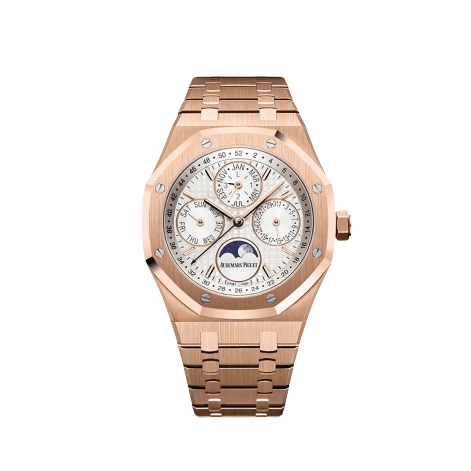Royal Oak Perpetual Calendar Rose Gold Silver Dial (2021) image 0