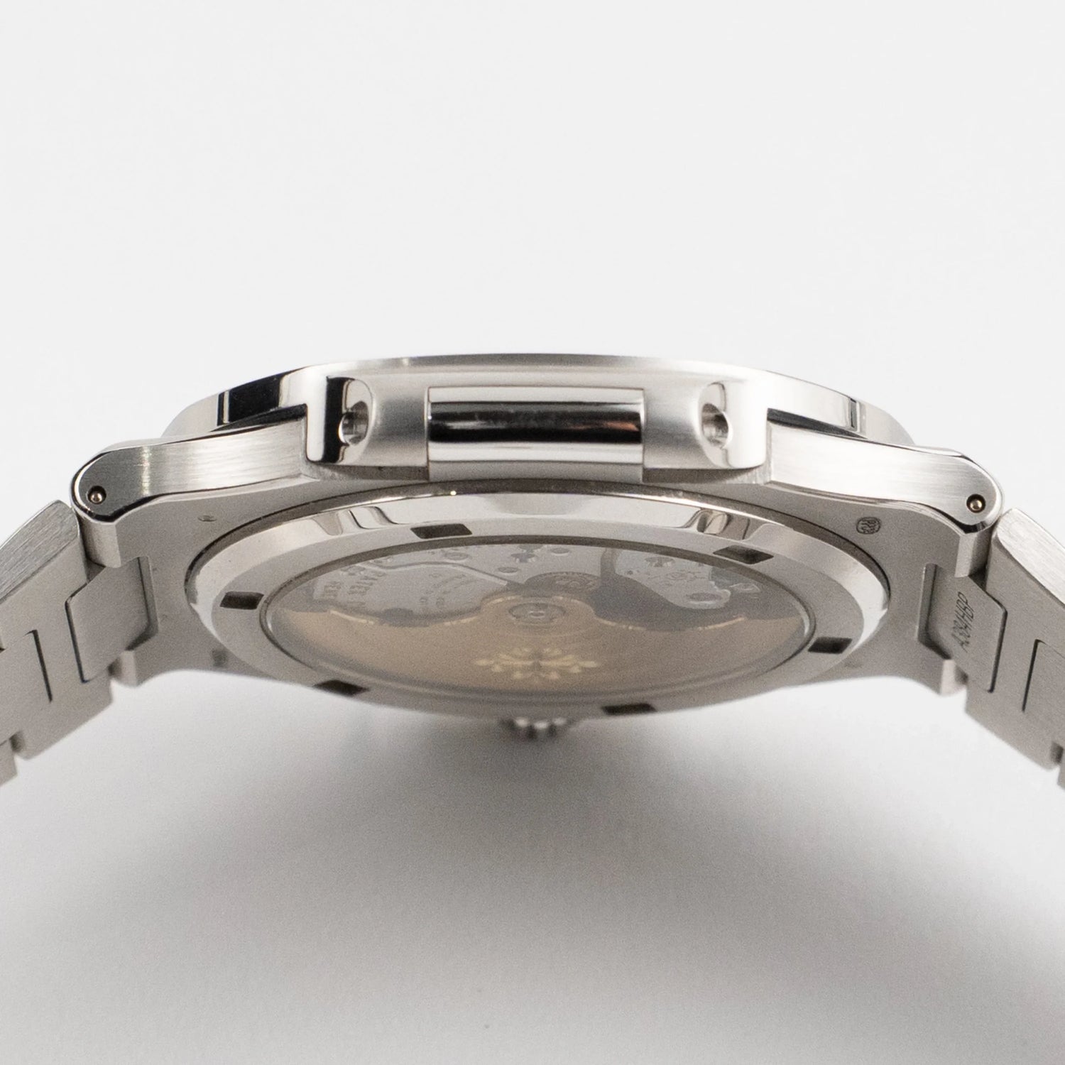 Nautilus Platinum Grey Diamond Baguette Dial Diamond Baguette Bezel image 1
