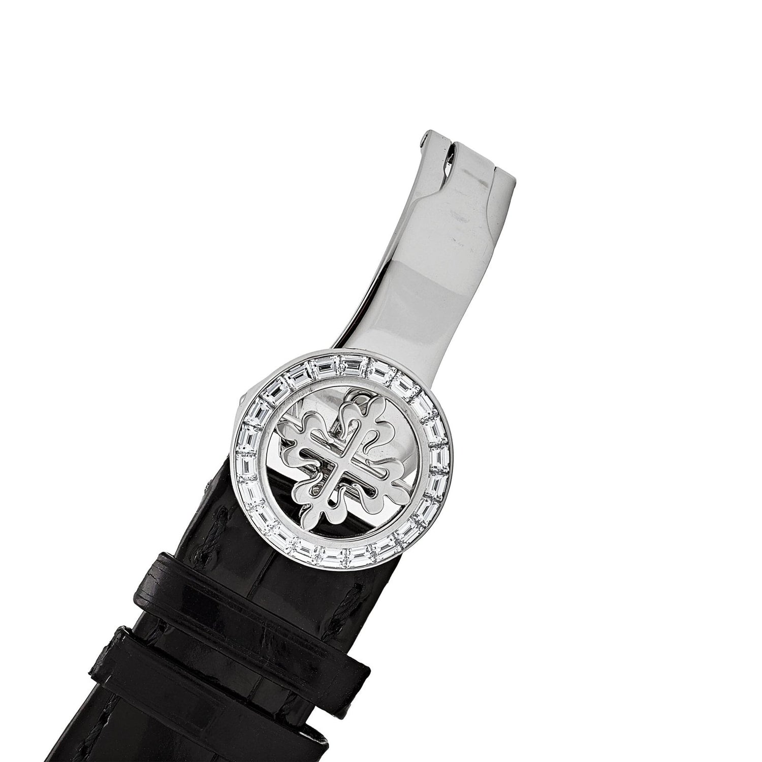 Grand Complications Perpetual Calendar Platinum Black Dial Baguette Bezel image 2