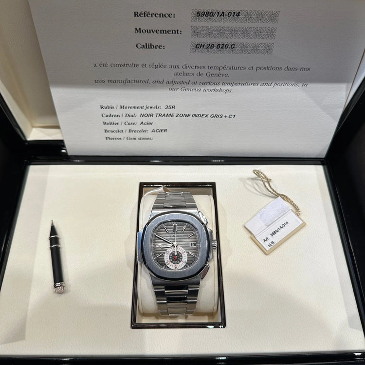 Nautilus Chronograph Stainless Steel Grey Dial (2013) image 1
