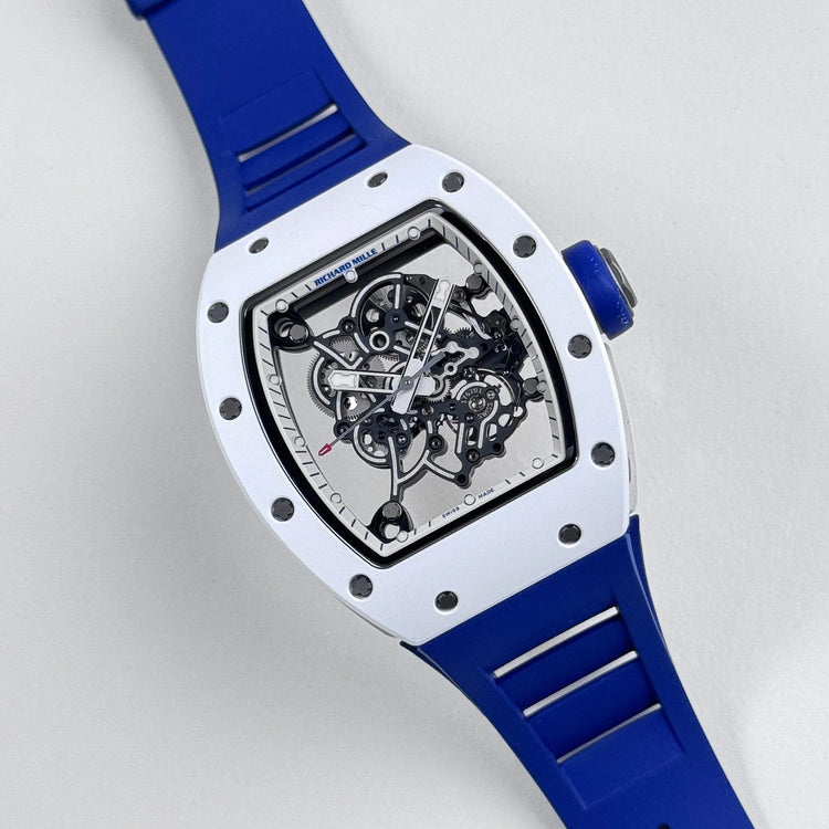 RM 055 Bubba Watson Japan Edition White Ceramic Titanium Limited Edition of 40 image 1