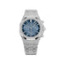 Royal Oak Chronograph Frosted White Gold Blue Dial image 0