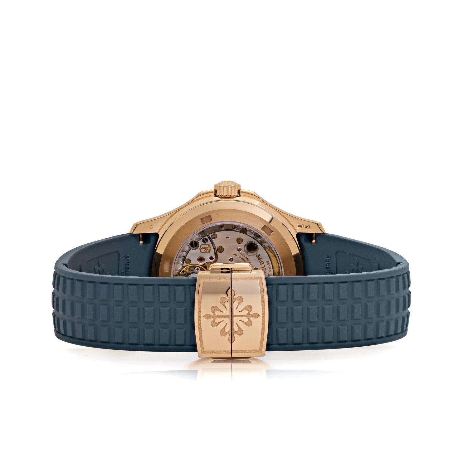 Aquanaut Luce Annual Calendar Moon Phases Rose Gold Blue-Gray Dial image 1