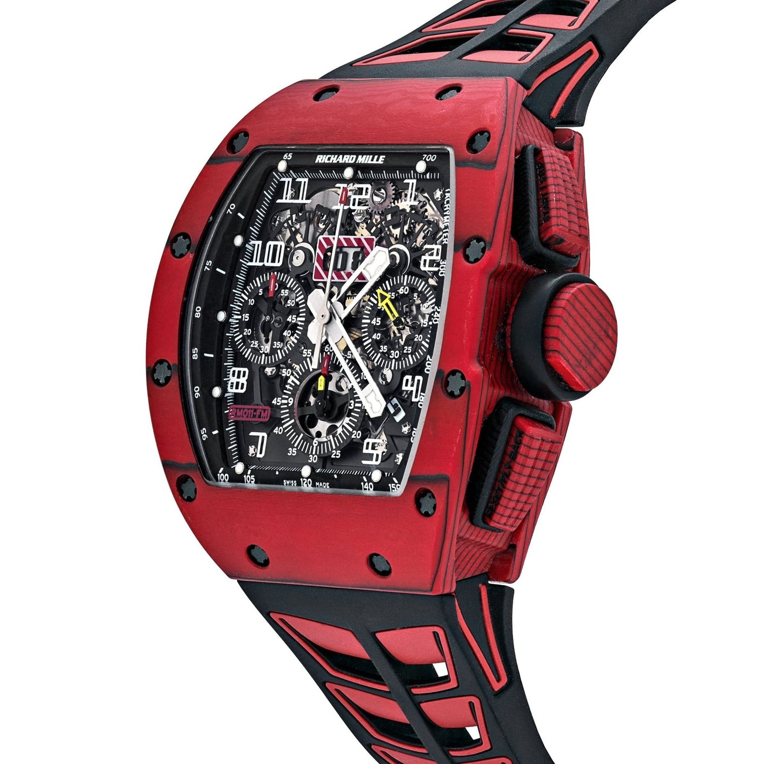 RM 011 Automatic Flyback Chronograph Red Quartz TPT image 1