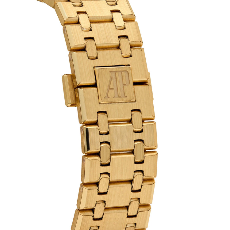 Royal Oak Double Balance Wheel Openworked Yellow Gold Dial image 1