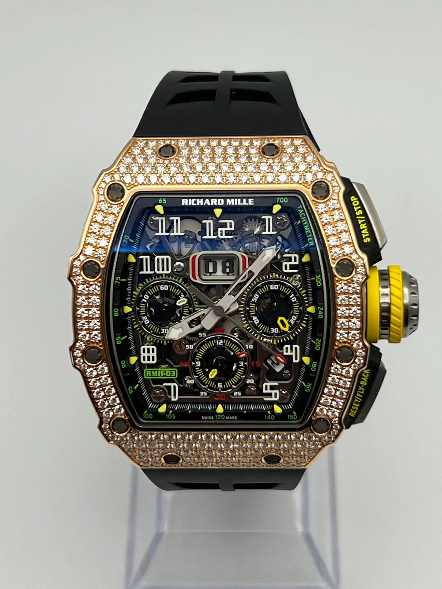 Flyback Chronograph Diamond Set Rose Gold image 1
