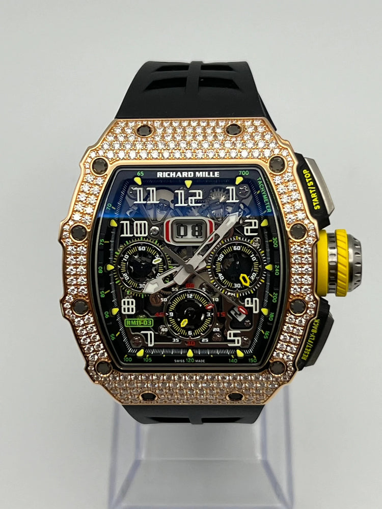 Flyback Chronograph Diamond Set Rose Gold image 1