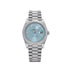 Day-Date Platinum Diamond Bezel Ice Blue Diamond Dial (2017) image 0