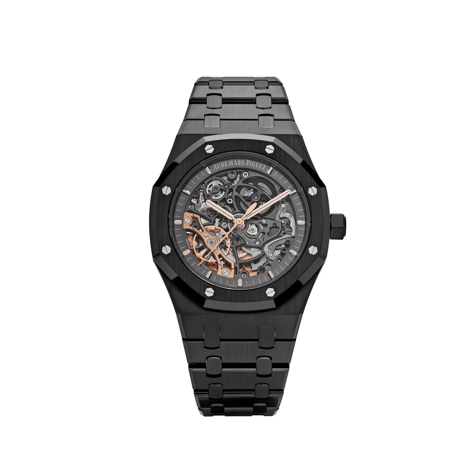 Royal Oak Double Balance Wheel Openworked Black Ceramic image 0