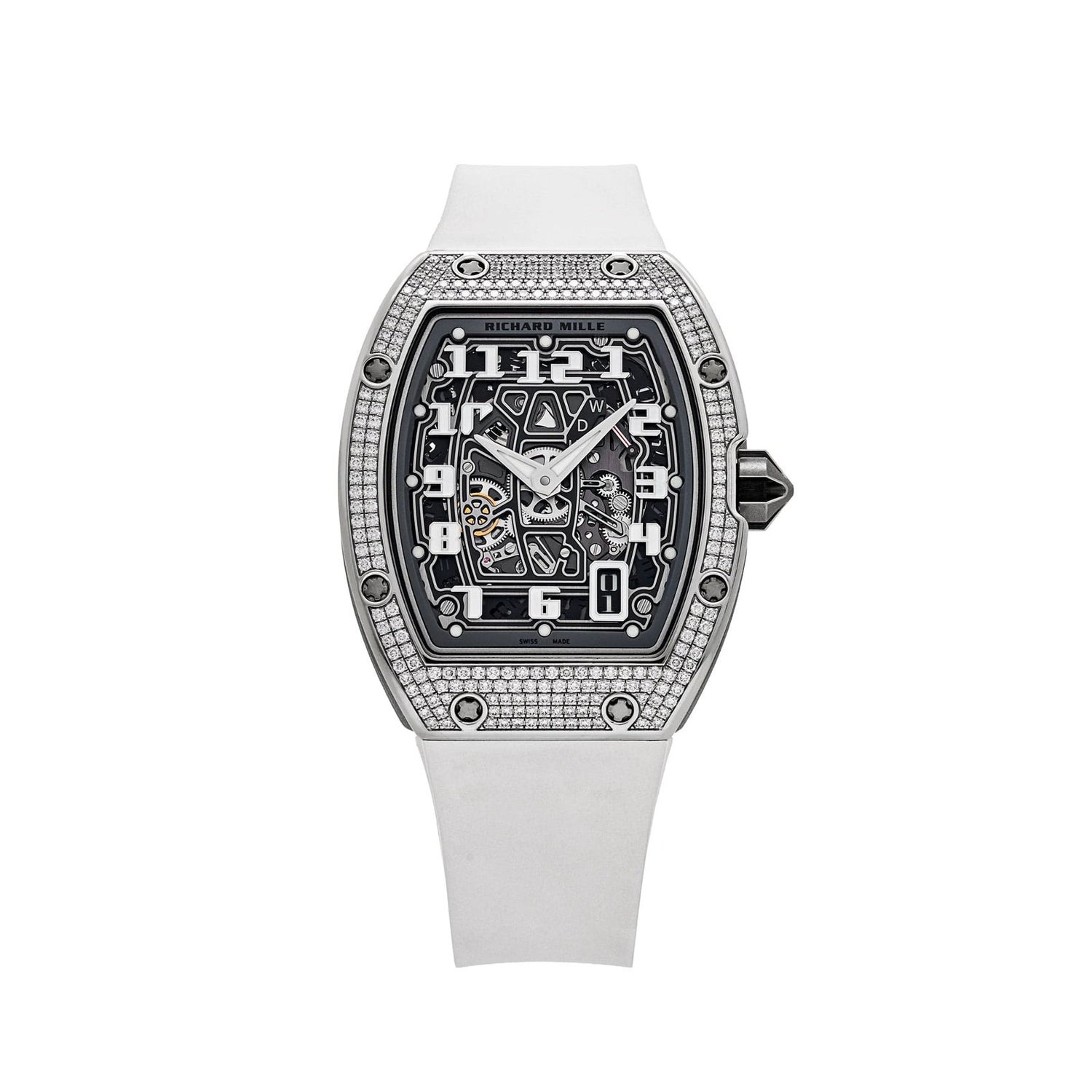RM 67-01 Lifestyle Extra Flat White Gold Diamond Set image 0