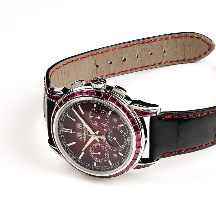 Grand Complications Perpetual Calendar Chronograph Platinum Baguette Rubies image 3