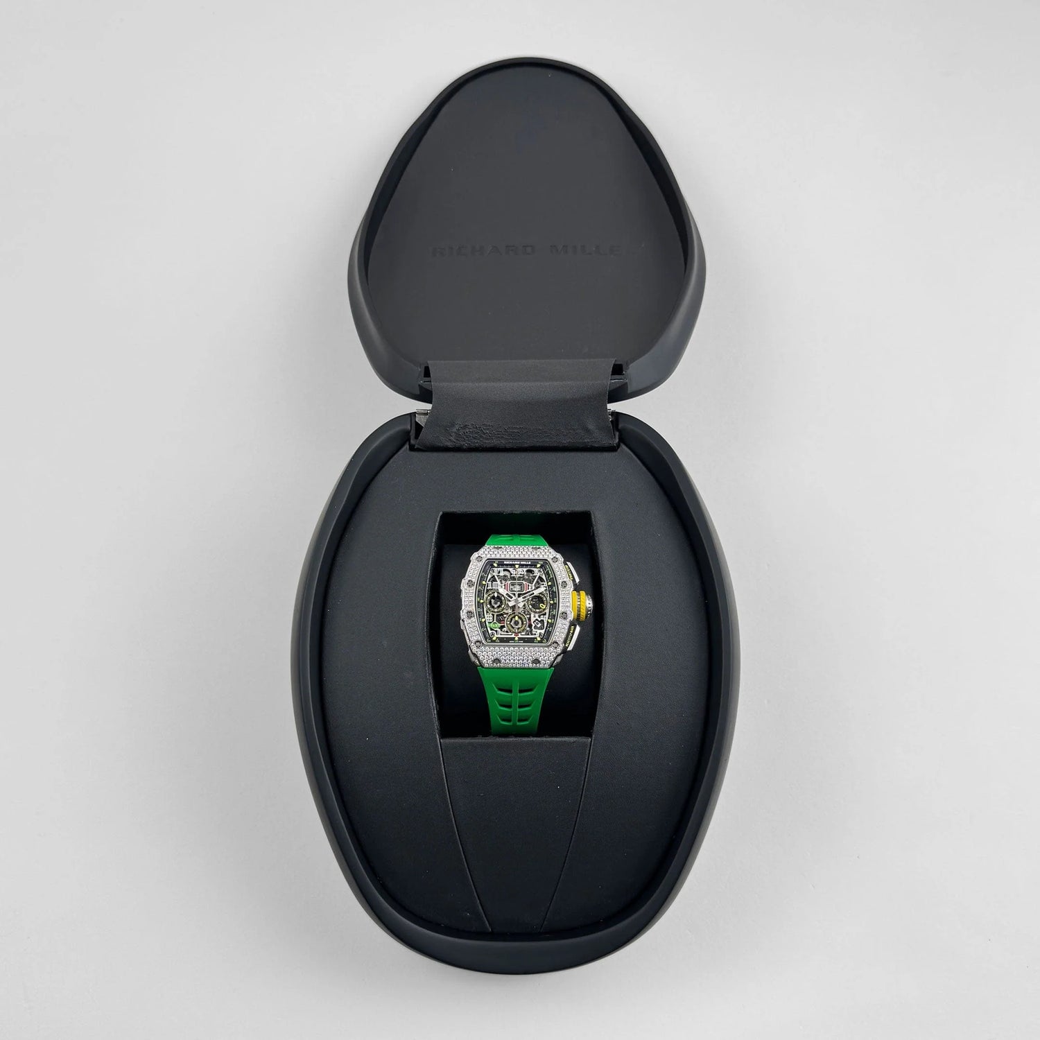 RM 11-03 Flyback Chronograph White Gold Diamond Bezel (2019) image 1
