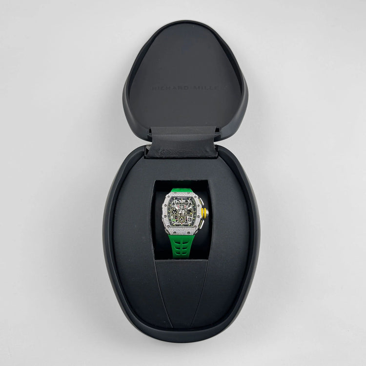 RM 11-03 Flyback Chronograph White Gold Diamond Bezel (2019) image 1