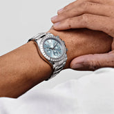 Daytona Platinum Ice Blue Diamond Dial Diamond Bezel image 7