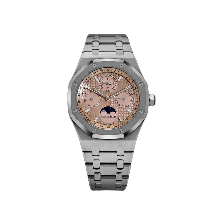 Royal Oak Perpetual Calendar Titanium Salmon Dial Limited Edition image 0