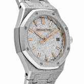 Royal Oak Frosted White Gold Crystal Sand Dial (2025) image 2