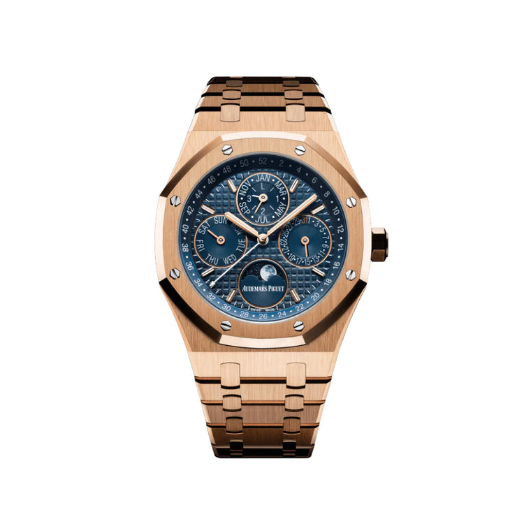 Royal Oak Perpetual Calendar Rose Gold Blue Dial image 0