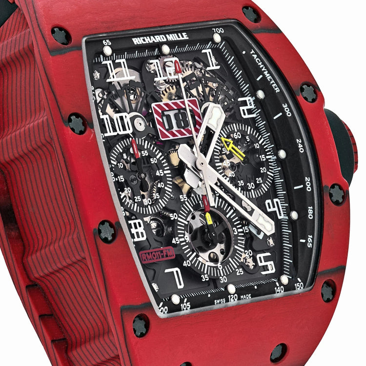 RM 011 Automatic Flyback Chronograph Red Quartz TPT image 2