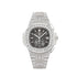 Nautilus Chronograph White Gold Black Dial Diamond Set image 0