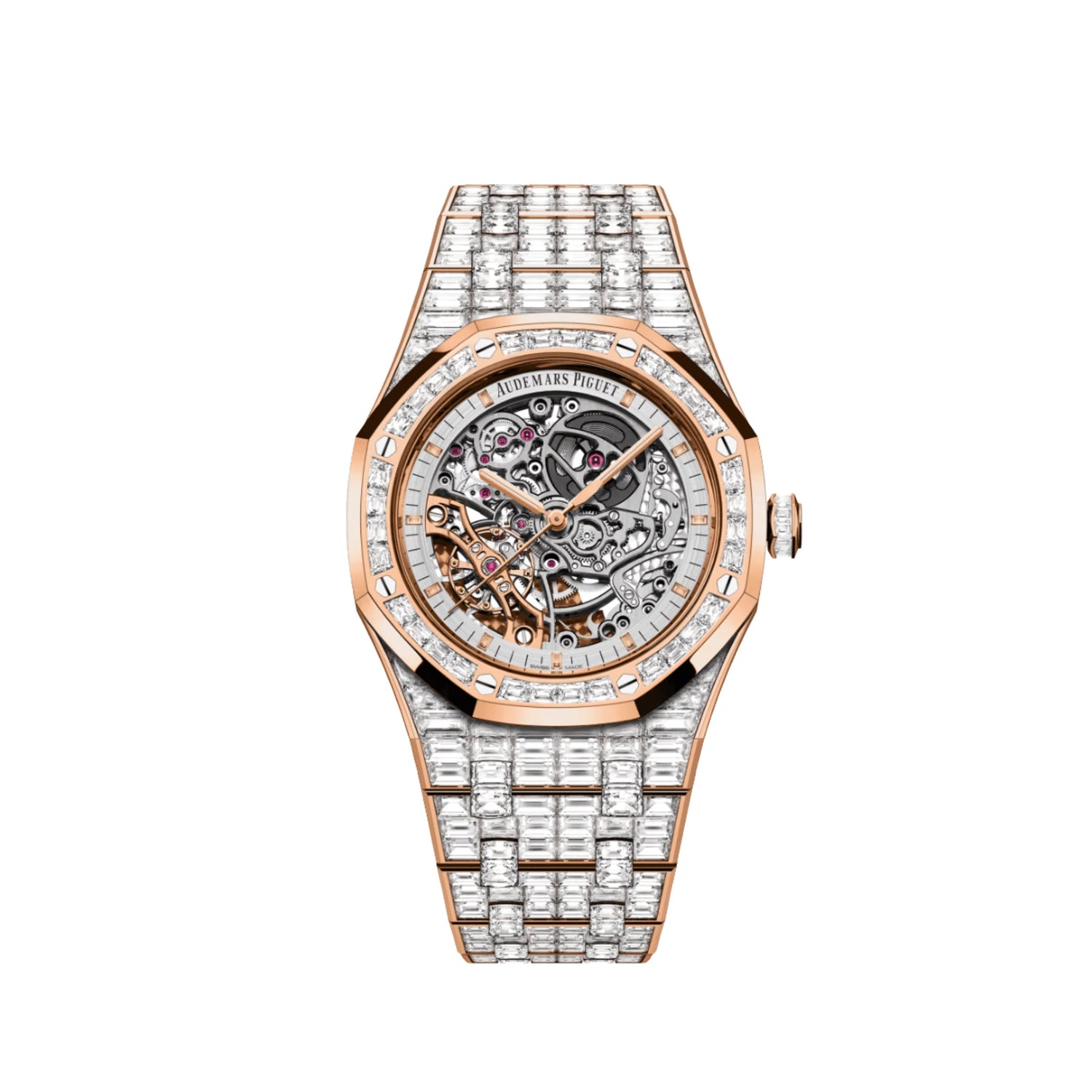 Royal Oak Double Balance Wheel Openworked Baguette Bezel image 0