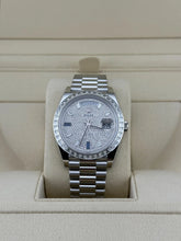Day-Date Platinum Diamond Bezel Diamond-Paved Sapphire Dial (2024) image 2