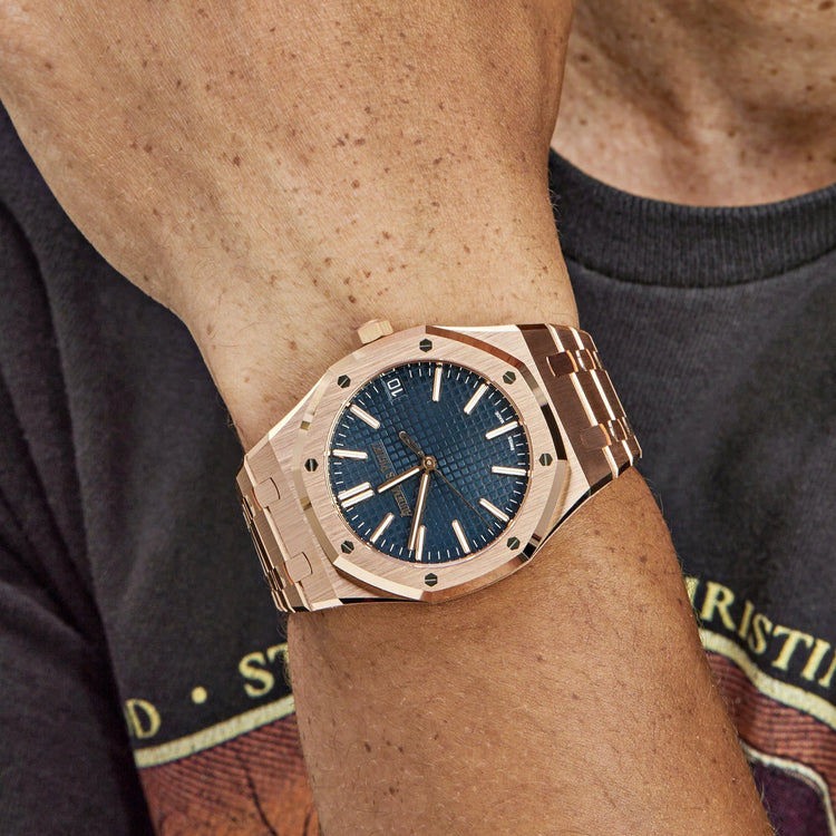Royal Oak Rose Gold Blue Dial (2023) image 10