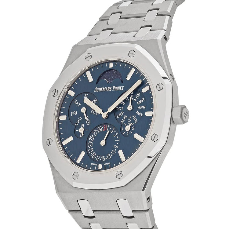 Royal Oak Perpetual Calendar RD2 Ultra-Thin Platinum & Titanium Blue Dial (2022) image 3