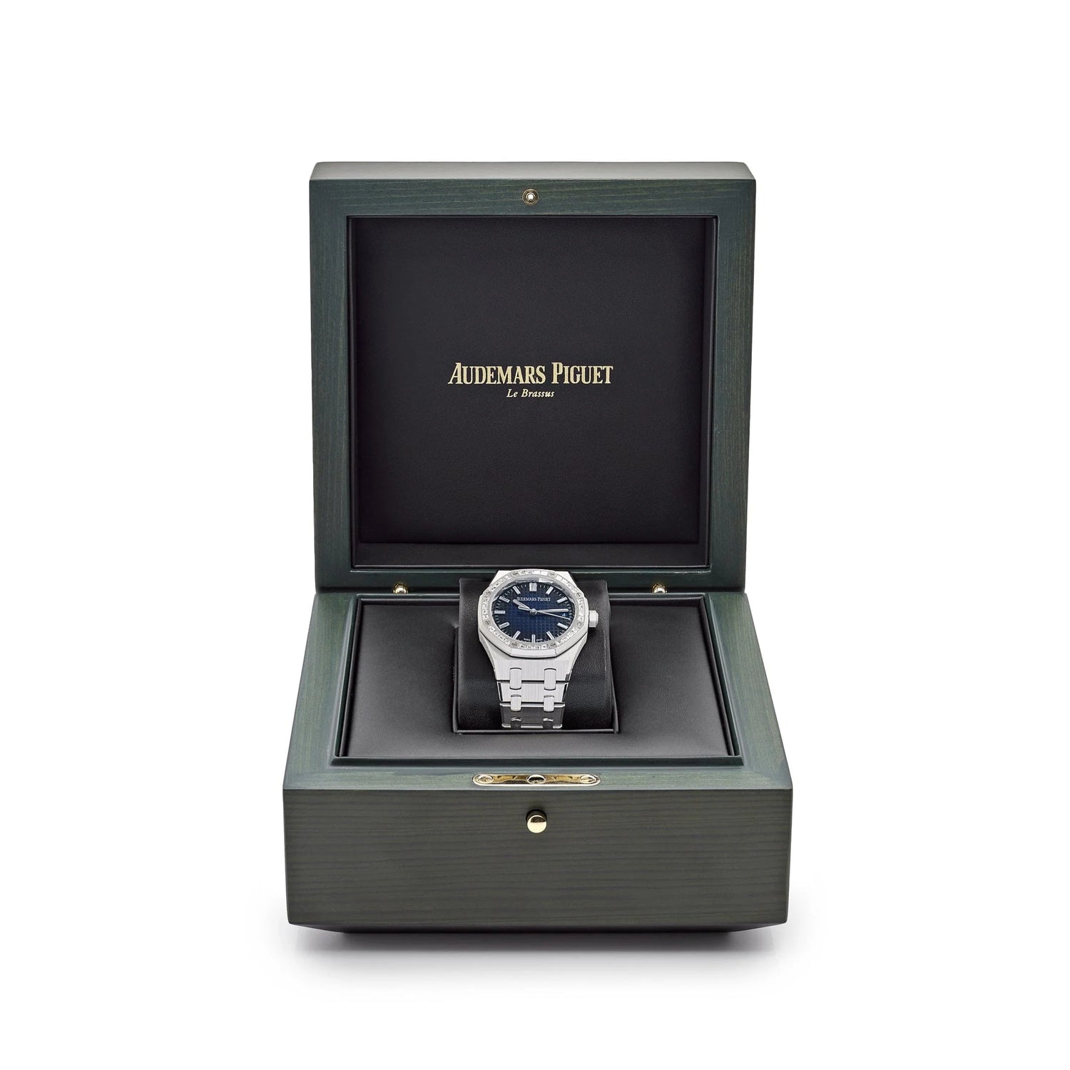Royal Oak White Gold Diamond Bezel Smoked Blue Dial (2024) image 2
